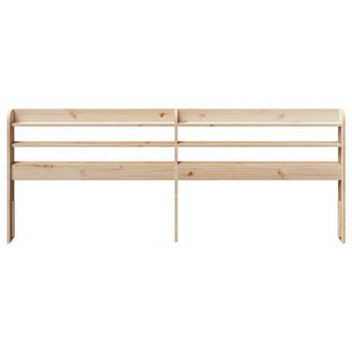 Uzglavlje s policama 180 cm od masive borovine - Prirodna 190 x 16 x 82 cm 1 Cijena
