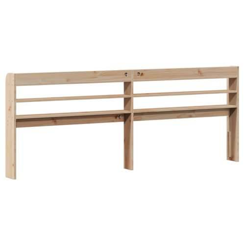 Uzglavlje s policama 180 cm od masive borovine - Prirodna 190 x 16 x 82 cm 1 Cijena