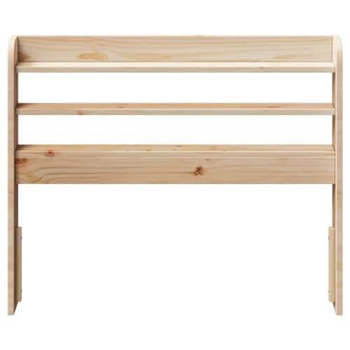 Uzglavlje s policama 90 cm od masive borovine - Prirodna 100 x 16 x 82 cm 1 Cijena