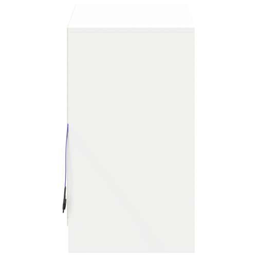 Komoda s LED bijela 72x34x61 cm od konstruiranog drva - Bijela 1 Cijena