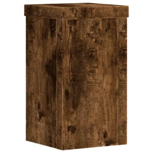 Stalci za biljke 2 kom boja dimljenog hrasta 10x10x18 cm drveni - Dimljeni hrast 10 x 10 x 18 cm 2 Cijena