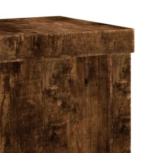 Stalci za biljke 2 kom boja dimljenog hrasta 10x10x18 cm drveni - Dimljeni hrast 10 x 10 x 18 cm 2 Cijena