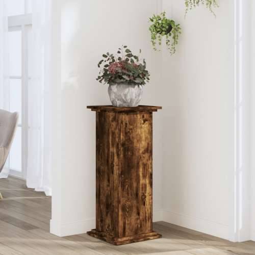 Stalak za biljke boja hrasta 33 x 33 x 80 cm konstruirano drvo - Dimljeni hrast 33 x 33 x 80 cm 1 Cijena