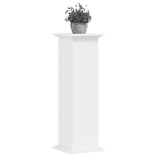 Stalak za biljke bijeli 33 x 33 x 100 cm konstruirano drvo - Bijela 33 x 33 x 100 cm 1 Cijena