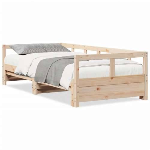 Dnevni krevet bez madraca 90 x 200 cm od masivne borovine - Prirodna 90 x 200 cm Ne Cijena