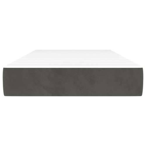 Madrac s oprugama tamnosivi 80 x 210 x 20 cm baršunasti - Tamno siva 80 x 210 cm 1 Cijena