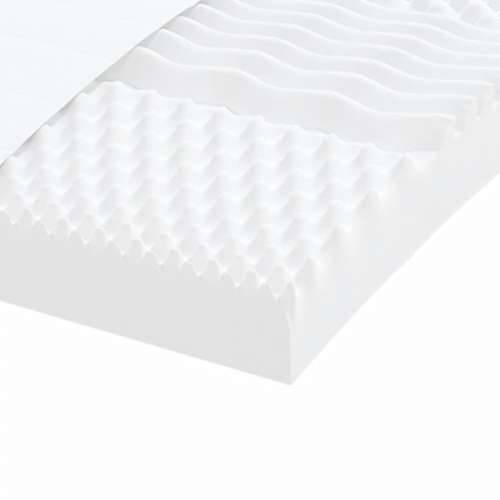 Madrac od pjene bijeli 120 x 210 cm 7 zona tvrdoća 20 ILD - 120 x 210 cm 1 Cijena
