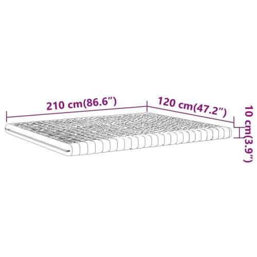 Madrac od pjene bijeli 120 x 210 cm 7 zona tvrdoća 20 ILD - 120 x 210 cm 1 Cijena