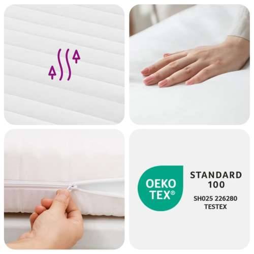 Madrac od pjene bijeli 80x220 cm 7 zona tvrdoća 20 ILD - 80 x 220 cm 1 Cijena
