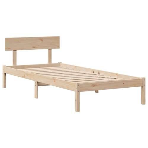 Okvir kreveta bez madraca 90 x 200 cm od masivne borovine - Prirodna 90 x 200 cm Cijena