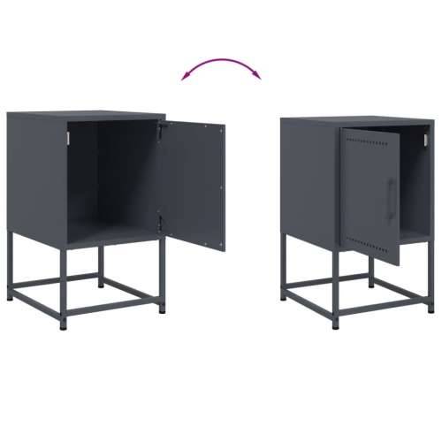 Noćni ormarići 2 kom antracit 36 x 39 x 60,5 cm čelični - Antracit 2 Cijena