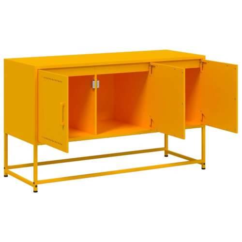 TV ormarić boja senfa 100,5 x 39 x 60,5 cm čelični Žuta 1 Cijena