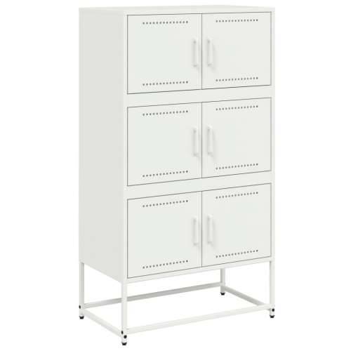 Komoda bijela 68,5 x 38,5 x 123,5 cm čelična - Bijela 1 Cijena