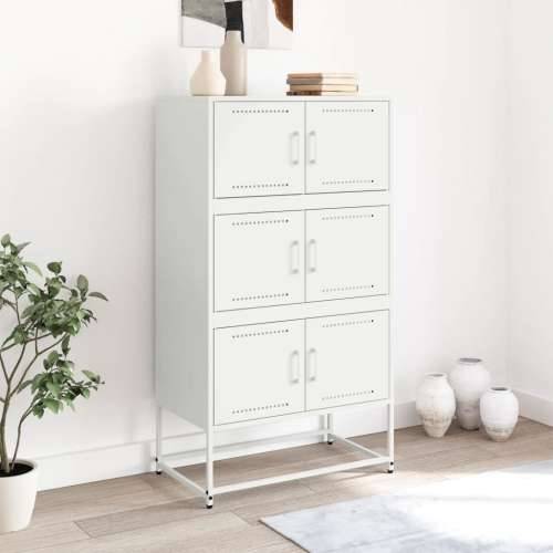 Komoda bijela 68,5 x 38,5 x 123,5 cm čelična - Bijela 1 Cijena