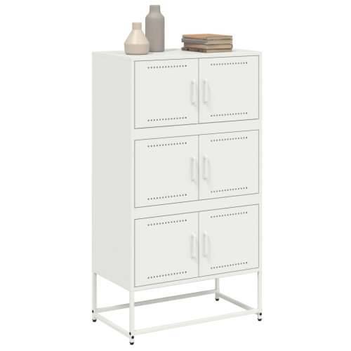Komoda bijela 68,5 x 38,5 x 123,5 cm čelična - Bijela 1 Cijena