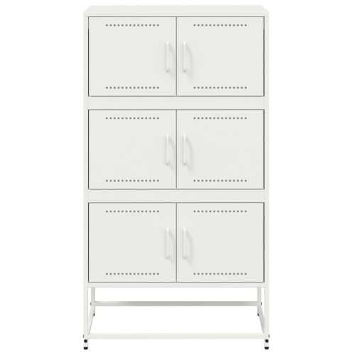 Komoda bijela 68,5 x 38,5 x 123,5 cm čelična - Bijela 1 Cijena