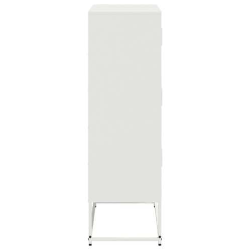 Komoda bijela 68,5 x 38,5 x 123,5 cm čelična - Bijela 1 Cijena