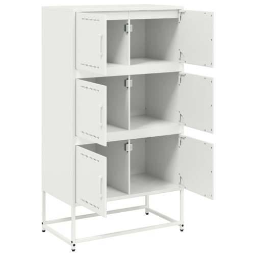Komoda bijela 68,5 x 38,5 x 123,5 cm čelična - Bijela 1 Cijena