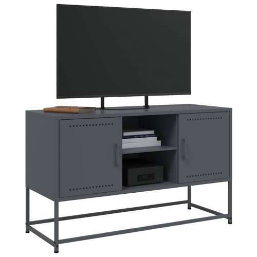 TV ormarić antracit 100,5x39x60,5 cm čelični - Antracit 1 Cijena