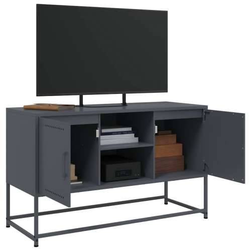 TV ormarić antracit 100,5x39x60,5 cm čelični - Antracit 1 Cijena