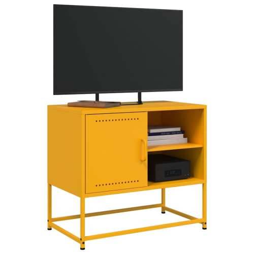 TV ormarić boja senfa 68x39x60,5 cm čelični - Žuta 1 Cijena