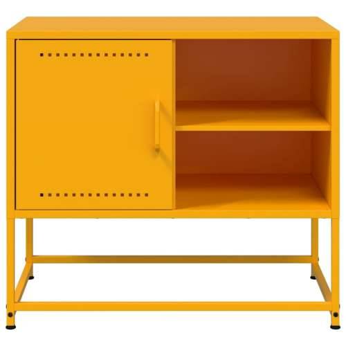 TV ormarić boja senfa 68x39x60,5 cm čelični - Žuta 1 Cijena