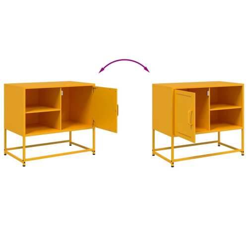 TV ormarić boja senfa 68x39x60,5 cm čelični - Žuta 1 Cijena