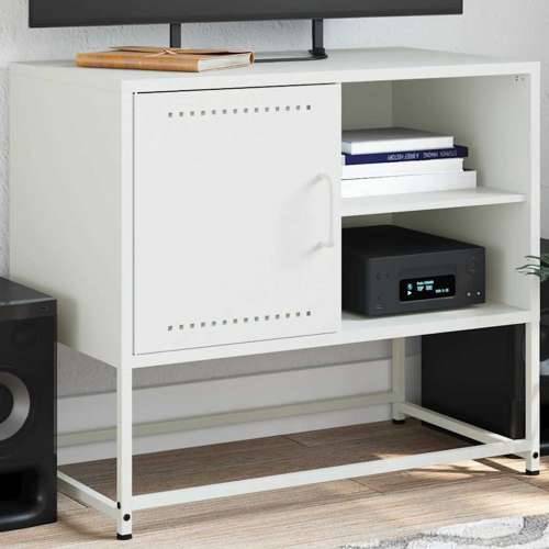 TV ormarić crni 68x39x60,5 cm bijeli - Bijela 1 Cijena