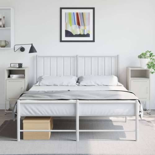 Noćni ormarići 2 kom bijeli 36 x 39 x 78 cm čelični - Bijela 2 Cijena
