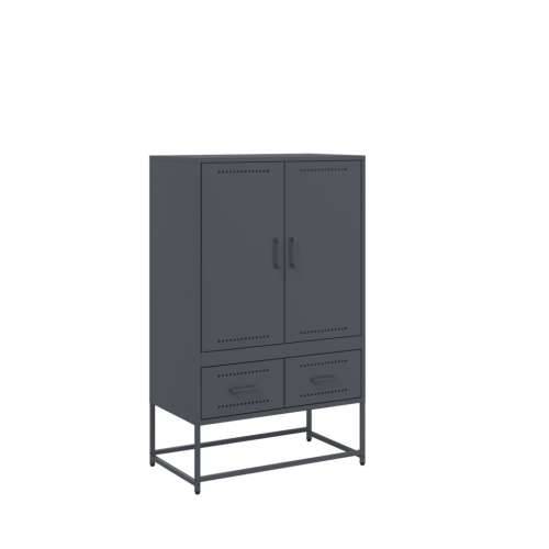 Visoka komoda antracit 68x39x111,5 cm od čelika - Antracit 1 Cijena