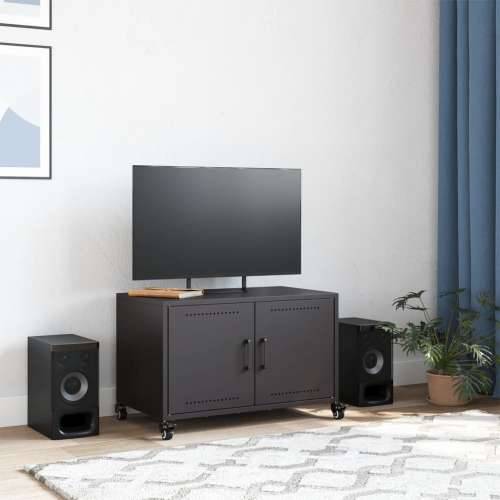 TV ormarić crni 68 x 39 x 43,5 cm čelik Crna 1 Cijena