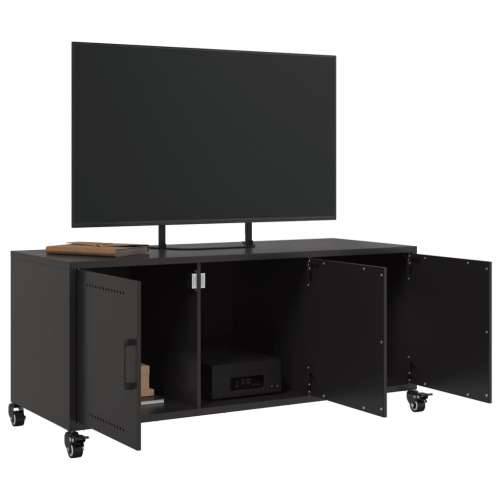 TV ormarić crni 100,5x39x43,5 cm čelik - Crna 1 Cijena