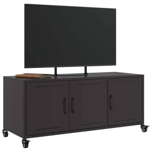 TV ormarić crni 100,5x39x43,5 cm čelik - Crna 1 Cijena