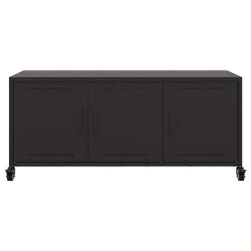 TV ormarić crni 100,5x39x43,5 cm čelik - Crna 1 Cijena