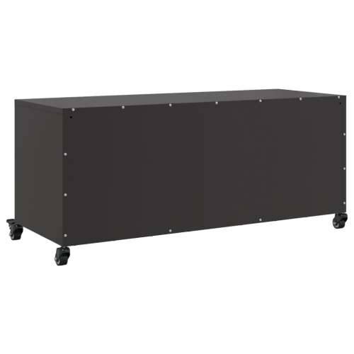 TV ormarić crni 100,5x39x43,5 cm čelik - Crna 1 Cijena