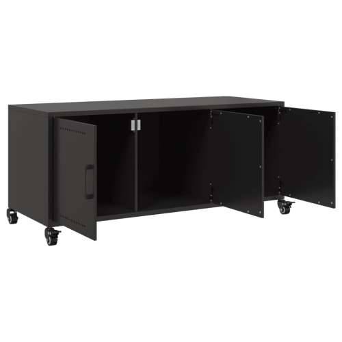 TV ormarić crni 100,5x39x43,5 cm čelik - Crna 1 Cijena