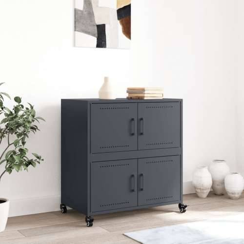 Komoda antracit 68 x 39 x 72 cm čelična - Antracit 1 Cijena