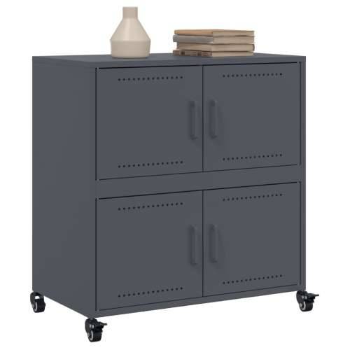Komoda antracit 68 x 39 x 72 cm čelična - Antracit 1 Cijena
