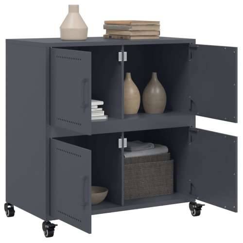 Komoda antracit 68 x 39 x 72 cm čelična - Antracit 1 Cijena