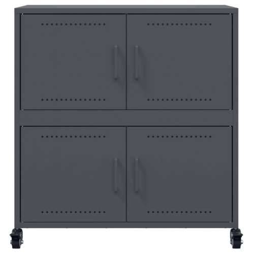 Komoda antracit 68 x 39 x 72 cm čelična - Antracit 1 Cijena
