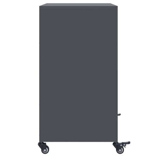 Komoda antracit 68 x 39 x 72 cm čelična - Antracit 1 Cijena
