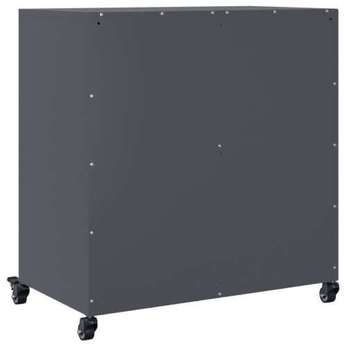 Komoda antracit 68 x 39 x 72 cm čelična - Antracit 1 Cijena