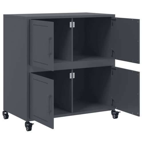Komoda antracit 68 x 39 x 72 cm čelična - Antracit 1 Cijena