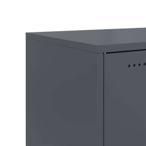 Komoda antracit 68 x 39 x 72 cm čelična - Antracit 1 Cijena