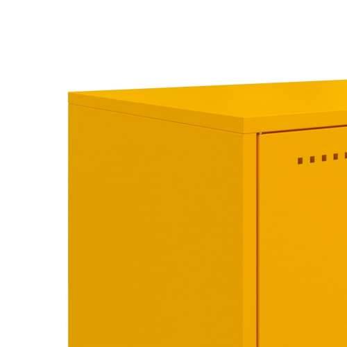 TV ormarić boja senfa 100,5 x 39 x 43,5 cm čelični Žuta 1 Cijena