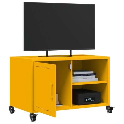 TV ormarić boja senfa 68 x 39 x 43,5 cm čelični - Žuta 1 Cijena