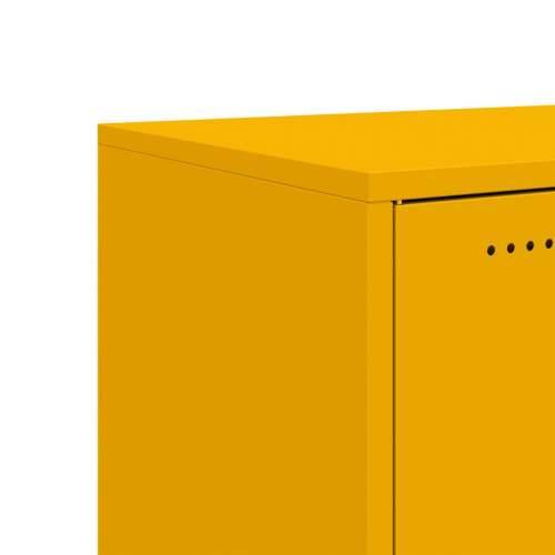 TV ormarić boja senfa 68 x 39 x 43,5 cm čelični - Žuta 1 Cijena