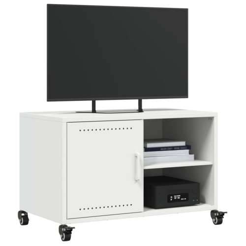 TV ormarić bijeli 68 x 39 x 43,5 cm čelik - Bijela 1 Cijena