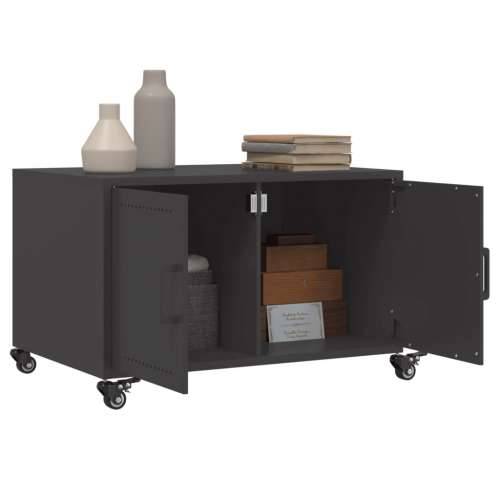 Stolić za kavu crni 68x50x43,5 cm od čelika - Crna 1 Cijena