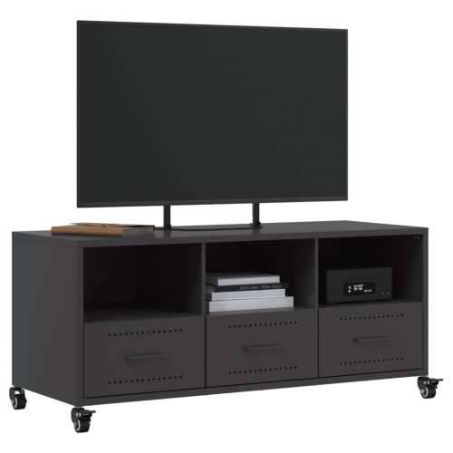 TV ormarić crni 100,5x39x43,5 cm čelik Crna 1 Cijena